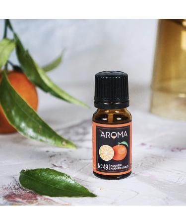myAROMA No 49 mandarin 10 ml pure natural aroma flavor drops for water and cocktails food flavoring for cooking and baking sugarfree - Buy Online on GoSupps.com