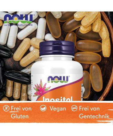 Now Foods Inositol 500 mg - 100 Vegan Capsules | Gluten Free Soy Free Vitamin B8 - International Shipping Available - Buy Online on GoSupps.com