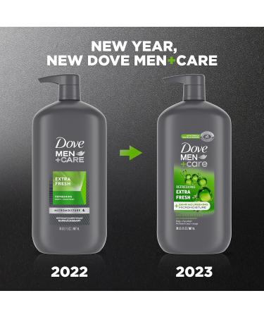 Dove Men+Care Body and Face Wash - Refreshing Extra Fresh Body Wash for Men 30 oz | 24-Hour Nourishing Micromoisture Technology - Shop Internationally - Buy Online on GoSupps.com