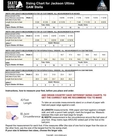 Jackson Ultima/GAM Stella/Clasicue Figure Ice Skates | White & Black | Kids - Youth 11 | Upgradable Blades | Reinforced Design - Buy Online on GoSupps.com