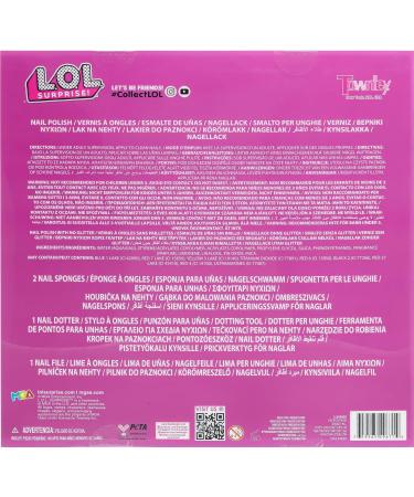 L.O.L Surprise! Tie-Dye Nail Art Set - 19-Piece Non-Toxic Nail Polish & Accessories for Kids (Ages 5+) - Perfect for Slumber Parties & Mani/Pedi Days - International Shipping Available - Buy Online on GoSupps.com