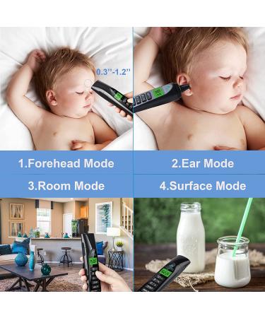 Amplim No Touch Professional Ear and Forehead Thermometer | Non-Contact Medical Grade Digital Baby Thermometer - Touchless Temporal Thermometer for Kids, Adults, Infants, Toddlers - FSA HSA Eligible - Buy Online on GoSupps.com