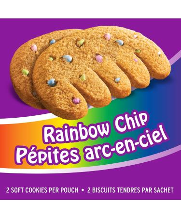 Bear Paws Rainbow Chip Cookies - Soft Cookie Snack Packs School Snacks Made With Real Chocolate Chips Peanut Free Family Pack 480g 12 Pouches Rainbow Chip 480g (12 Pouches) - Buy Online on GoSupps.com