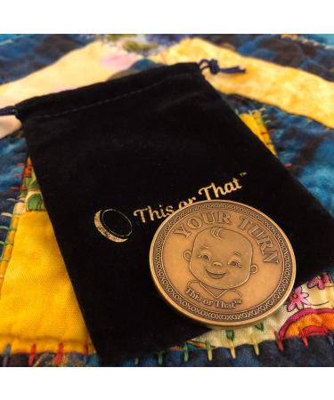 Diaper Changing Decision Making Coin for Expecting Parents | Fun Parenthood Celebration Gift - Buy Online on GoSupps.com