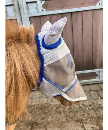 Ruggles Shetland Miniature Section A Fly Mask | Horse & Pony Eye Protection Mini Small & Large | Fleece Lined (Shetland S-Without Nose) - Buy Online on GoSupps.com