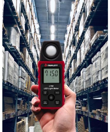 Triplett LT80 LED Light Meter - Measures up to 400,000 Lux / 40,000 Fc - Buy Online on GoSupps.com