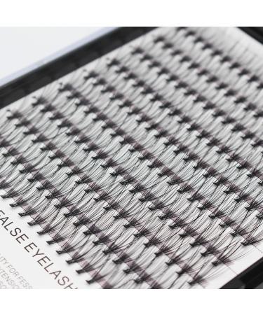 Scala 200pcs C Curl 0.07mm 20 Root Individual Cluster Eye Lashes 12mm - Black False Eyelashes for Professional Makeup - Buy Online on GoSupps.com