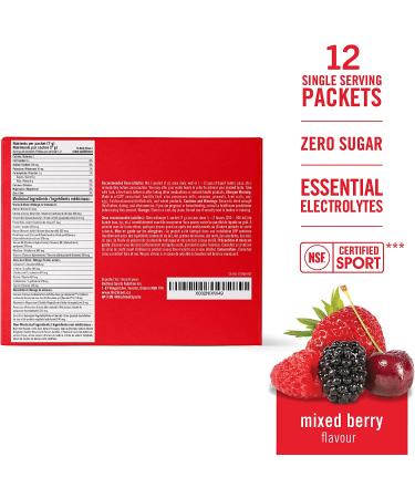 Biosteel Electrolyte Drink Mix - Berry Flavor - 1 Pack (12 Count) - Buy Online on GoSupps.com