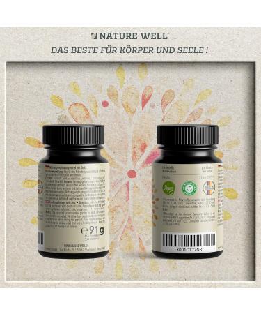 Naturewell Zink 25mg - 2x365 Vegan Tablets - High Bioavailability Zinc Bisglycinate - Laboratory Tested High Dose XL Stock Pack - Buy Online on GoSupps.com