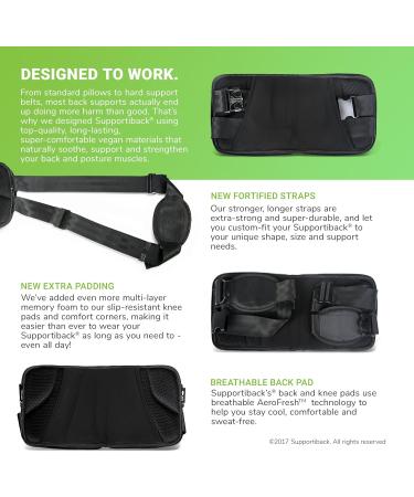 Supportiback Ergonomic Supportiback+ Therapy - Ultimate Back Relief & Comfort for All | International Shipping Available - Buy Online on GoSupps.com