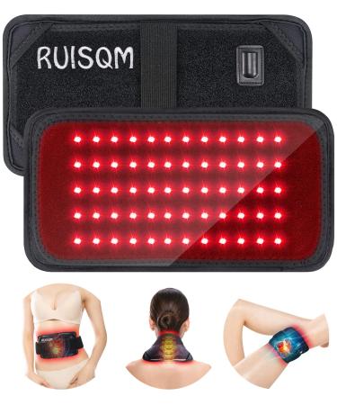 Red Light Therapy for Body - LED Red & Infrared Light Therapy Belt Device with 850nm Near Light and 660nm Red Therapy Light for Back Shoulder Muscle Pain Relief 60 LEDs
