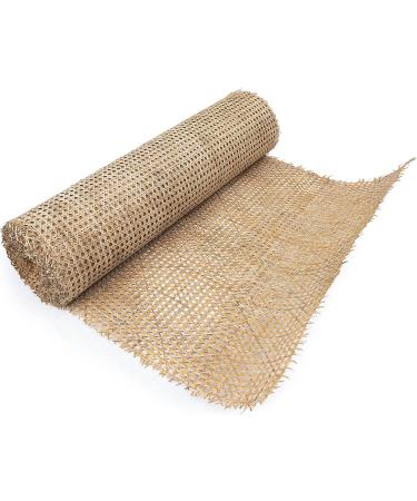 24 Width Natural Rattan Webbing for Caning Projects | 2 ft L Pre-Woven Open Mesh Cane | Rattan Cane Webbing Roll - 2 Feet - Buy Online on GoSupps.com