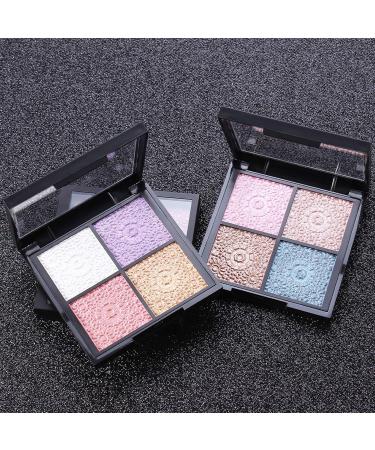 LJHH Eyeshadow Makeup Eyes Palette Pigments 4 Colors Pressed Finish Iridescent Matte Neutrals Waterproof Glitter Glow Professional Shimmer Waterproof Long Lasting Smoky Highly - Buy Online on GoSupps.com
