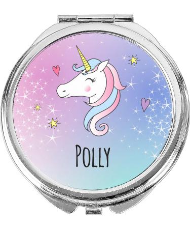 Personalised Unicorn Compact Mirror - Buy Online on GoSupps.com