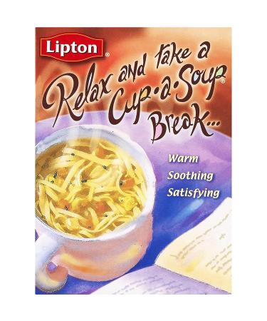 Lipton Cup-A-Soup Cream of Chicken 2.4 oz - Pack of 6 | Delicious Instant Soup Mix - Buy Online on GoSupps.com