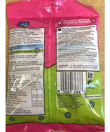 M&S Percy Pigs 150G 1/3 Less Sugar English Made MARKS AND SPENCERS - Buy Online on GoSupps.com