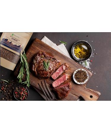 Gourmetia Smoked Salt Coarse 400g - Natural Cold Smoked Sea Salt | Fine Option Available | Premium International Shipping - Buy Online on GoSupps.com