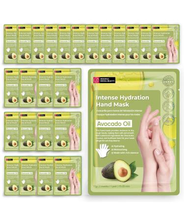 Innerest Original Derma Beauty Hand Mask 24 Pairs Avocado Intense Hydrating Hand Mask Set Moisturizing Hand Mask Gloves Hand Repair Gloves Hand Care Hand Rejuvination Soothing Gloves Intense Hydraton - Avocado