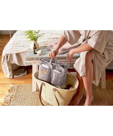 Versatile Diaper Bag Organizer for Baby Strollers | Casual Multi-Talent Bag with Changing Pad | Blocks Taupe - Buy Online on GoSupps.com