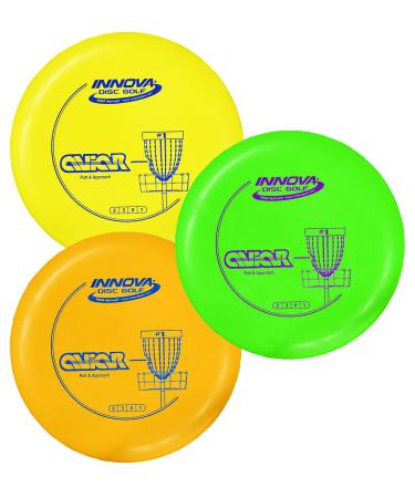 Innova DX Aviar Putt and Approach Disc Golf Putter Practice (Colors May Vary) 173-175g 3 Pack