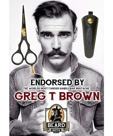 Beard & Bates 1878 Black Label Shears: Premium Grooming Scissors with Holster - Buy Online on GoSupps.com