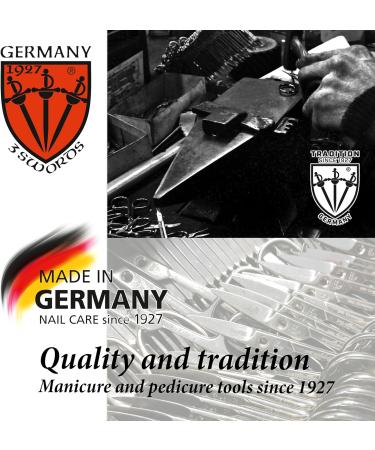 3 Swords Germany Manicure Pedicure Set Kit in Burgundy Synthetic Leather - Premium Brand Quality - Buy Online on GoSupps.com