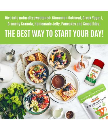 Stevia Select Pure Organic Stevia Powder - 100% Stevia Without Erythritol Zero Calorie Sweetener - Pure Stevia Powder Stevia Sweetener Sugar Substitute - Keto Sweetener & Sugar Alternative 113 grams 113 g (Pack of 1) - Buy Online on GoSupps.com