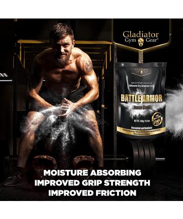 400g Refillable Gym Chalk Ball for Weightlifting & Climbing | 14oz Magnesium Carbonate Powder for Dry Hands & Pole Grip - Buy Online on GoSupps.com