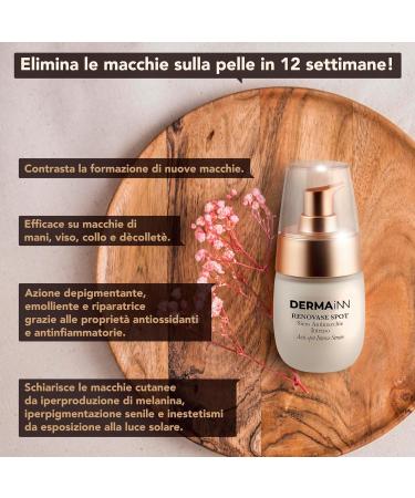  Innbiotec Pharma Renovase SPOT - Anti-Spot Face Serum with Glutathione and Hyaluronic Acid | Shiarente Spot Cream Fragrance Free Omega 3 Hyaluronic Acid Serum for All Skin Types - Buy Online on GoSupps.com