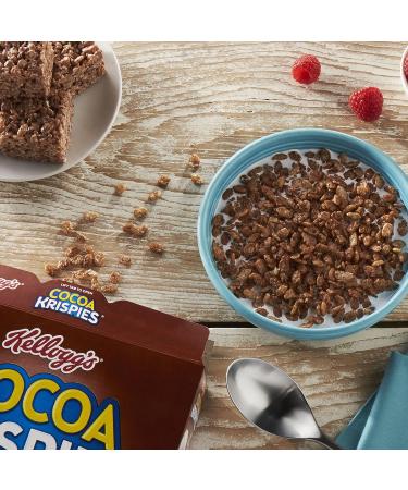 Kellogg's Cocoa Krispies Cold Breakfast Cereal  8 Vitamins and Minerals  Rice Krispies Treats  Family Size  Original  19oz Box (1 Box) - Buy Online on GoSupps.com