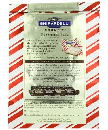 Ghirardelli Peppermint Bark 16.07 oz - Decadent Holiday Treat | Buy Online Now! - Buy Online on GoSupps.com