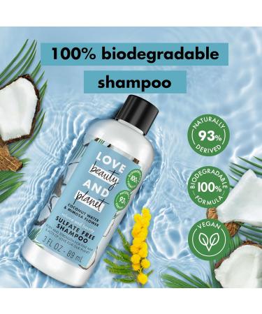 Love Beauty And Planet Volume & Bounty Shampoo - Thickening Coconut Water & Mimosa Flower Sulfate Free - 3 oz 12 Pieces - Buy Internationally - Buy Online on GoSupps.com