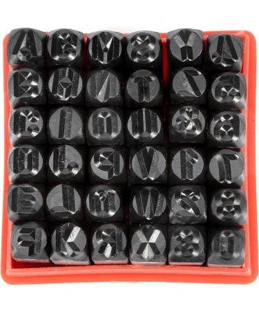 NEIKO 02624 36-Piece Number and Letter Punch Set with Heat-Treated Steel - 1/4-Inch Shaft for Arts, Crafts, and Imprinting - Buy Online on GoSupps.com