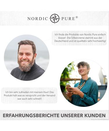 Nordic Pure Colloidal Silver Cream 100g - Natural Silver Cream 100 ppm Premium Quality from Germany - Shop Internationally - Buy Online on GoSupps.com