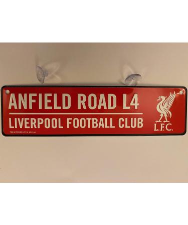 Liverpool FC Mini Street Sign | Official Merchandise | Red | International Shipping - Buy Online on GoSupps.com