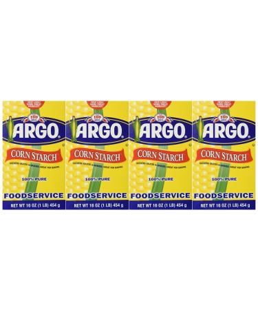 Argo Corn Starch 16 oz. Box (Pack of 4) 1 Pound (Pack of 4)