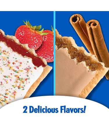 Pop-Tarts Variety Pack - 32-48 Ct, Brown Sugar Cinnamon & Strawberry, Breakfast Pastries - Buy Online on GoSupps.com