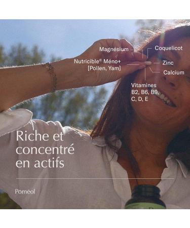 POMEOL Menopause Food Supplement | Hot flashes nervousness discomforts - MenoPulse 60 days Pollen Poppy Magnesium Vitamins - Buy Online on GoSupps.com