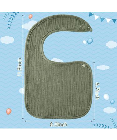 GroBro7 Baby Cubes & Adjustable Drool Bibs - 6 Pack Cotton Bandana Gifts for Newborns & Toddlers | Absorbent Stylish Ideal for Winter & Christmas - Buy Online on GoSupps.com