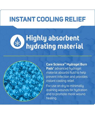 Care Science Hydrogel Sterile Burn Pads - 4 ct | Instant Cooling Relief for Minor Burns - Buy Online on GoSupps.com