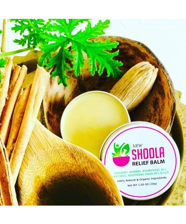 Organic Herbal Healing Pain Relief Balm for Migraine, Arthritis, Muscle Pain, Menstrual Cramps - 100% Natural - Buy Online on GoSupps.com