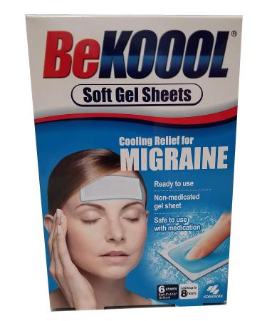 Be Koool Migraine Soft Gel Sheets
