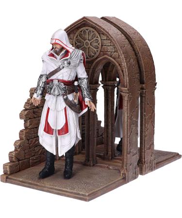 Shop Nemesis Now Official Assassins Creed Altair & Ezio Library Gaming Bookends | Resin 24cm - International Shipping - Buy Online on GoSupps.com