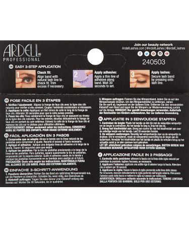 Ardell Faux Mink 812 Black Lashes - 6 Pack | High-Quality False Eyelashes - Buy Online on GoSupps.com