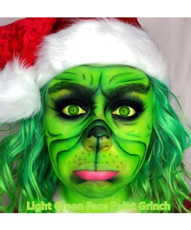 Go Ho Cream-Blendable Light Green Face Paint Stick (1.06 Oz) for Grinch Costume | Halloween Cosplay SFX Makeup | Waterproof - Buy Online on GoSupps.com