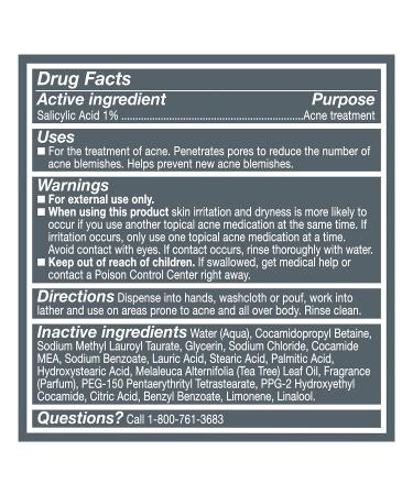 Dove Men + Care Advanced Acne Clear Cleanser - 3 Count, 1% Salicylic Acid, 16.9 oz - Buy Online on GoSupps.com
