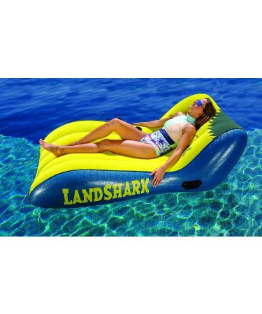 Land Shark Pool Lounger - Yellow, One Size | Float in Style - Buy Online on GoSupps.com