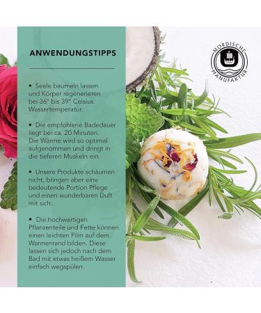 Buy 4 Premium Handmade Bathing Bombs Gift Set - Perfect for Women & Children - Made in Germany - Ideal as Gift or Advent Calendar - Bath Balls & Additives - Buy Online on GoSupps.com