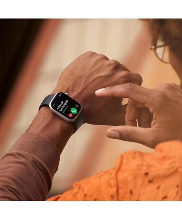Apple Watch Series 8 GPS 45mm Starlight Smart Watch with Sport Band - S/M | Fitness Tracker, Blood Oxygen & ECG Apps, Always-On Retina Display | Water Resistant | 45mm Starlight Aluminum Case | 140-190mm wrists - Buy Online on GoSupps.com