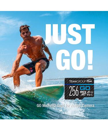 TEAMGROUP GO Card 128GB Micro SDXC UHS-I U3 V30 - High Speed Flash Memory Card for GoPro, Drone, Action Cameras - Nintendo-Switch Compatible - Ideal for Sports & 4K Shooting - Buy Online on GoSupps.com